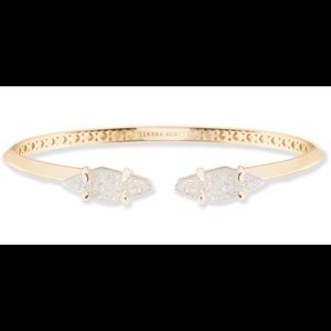 Kendra Scott Bianca Gold Cuff Bracelet in Drusy